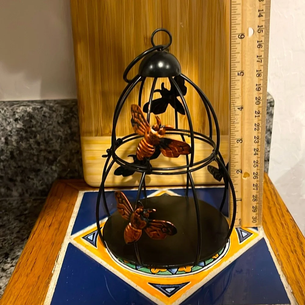 Decorative Black and Orange Bee 🐝 Cage